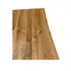 Blat Dąb z Naturalnymi Krawędziami Olejowany 75x65x3,8 cm