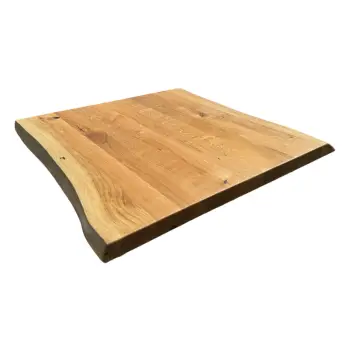 Blat Dąb z Naturalnymi Krawędziami Olejowany 75x65x3,8 cm