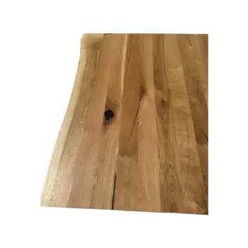 Blat Dąb z Naturalnymi Krawędziami Olejowany 75x65x3,8 cm