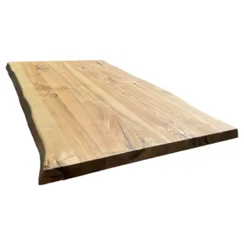Blat Jesion z Naturalnymi Krawędziami Olejowany 99x52x3 cm