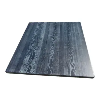 Blat Jesion Czarno-Biały Olejowany 80x80x4 cm