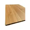 Blat Dąb z Naturalnymi Krawędziami Olejowany 90x65x2,6 cm