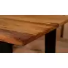 Stolik kawowy z blatem dębowym 95x47-51cm