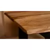 Stolik kawowy z blatem dębowym 95x47-51cm