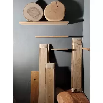 Półka Drewniana o Szerokości 20-25 cm Jesion