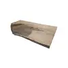 Deska Dębowa 72x24-40x2,2 cm Dąb