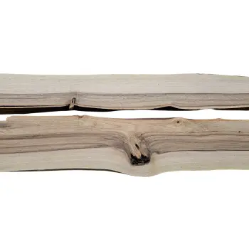 Deska Orzecha Włoskiego w Dwóch Kawałkach 106x22-24x2,7 cm