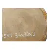 Plaster Dębowy 34x30x3cm Dąb po suszarni